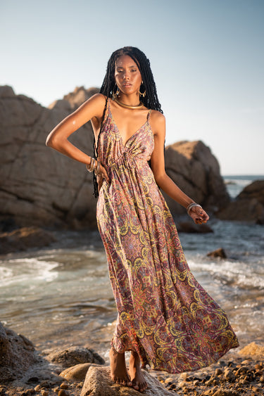 Vestido Largo Artemisa Golden